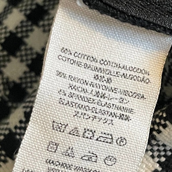 Free People Checkered Cropped Women's Pants Size 2 - Picture 5 of 10